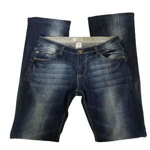Blue Crush Low Rise Size 5 Faded Jeans